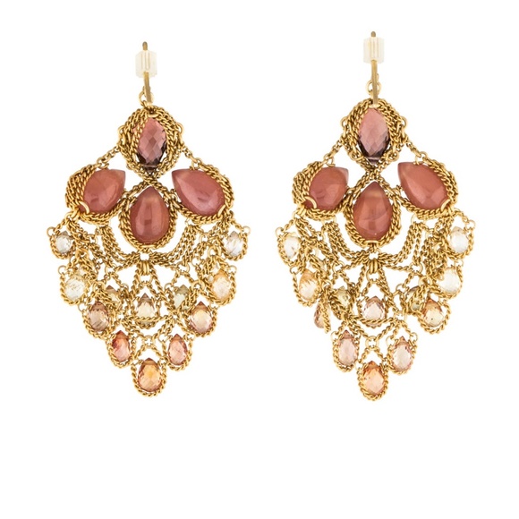 SOLD -Anthony Nak Collector's 18k Gold Earrings - Picture 4 of 4